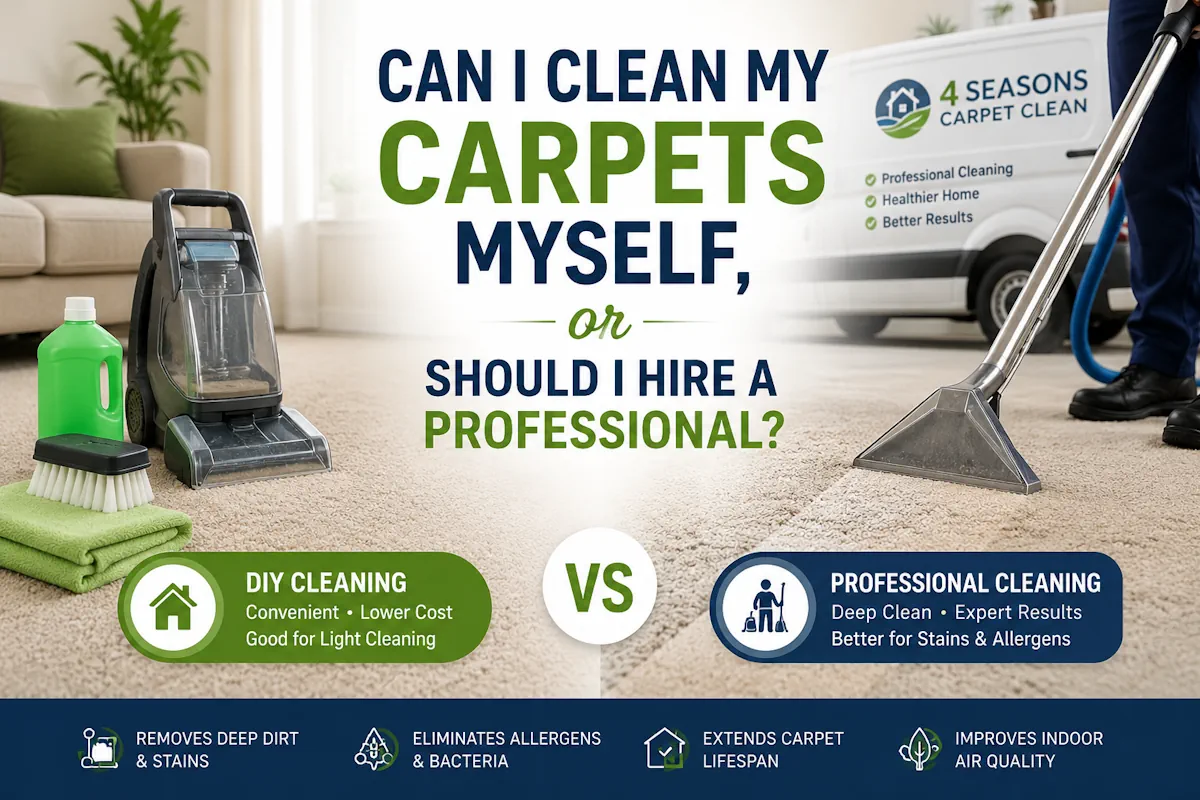 Can I Clean My Carpets Myself, or Should I Hire a Professional? 1 Can I Clean My Carpets Myself, or Should I Hire a Professional?