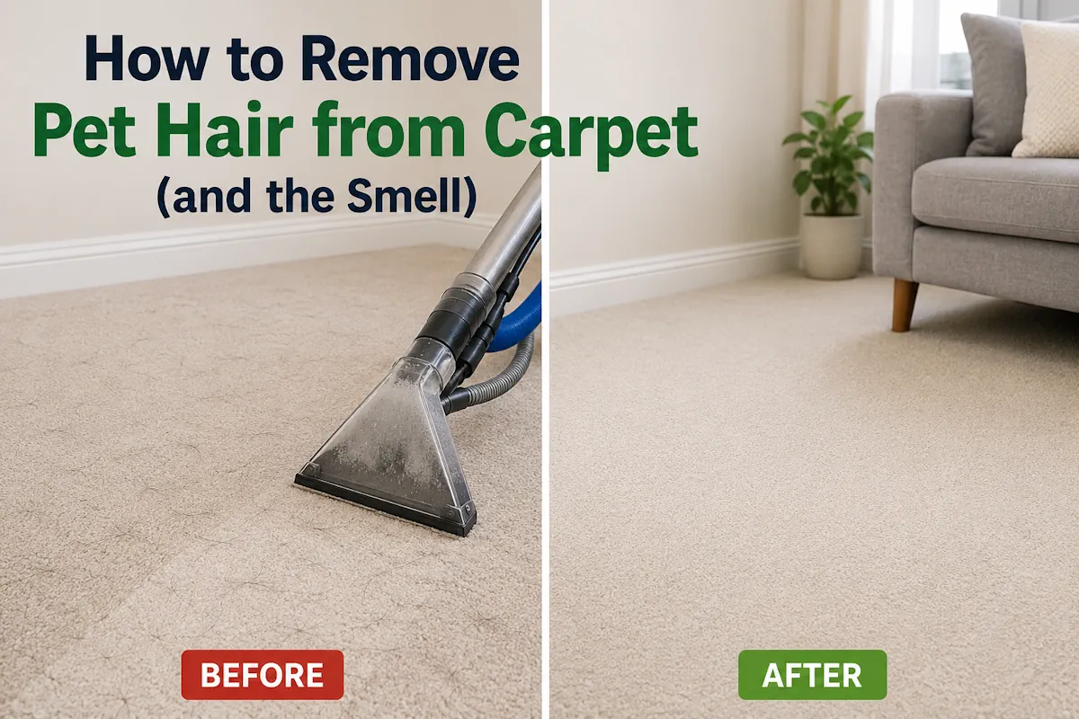 How to Remove Pet Hair from Carpet (and the Smell) 1 How to Remove Pet Hair from Carpet (and the Smell)