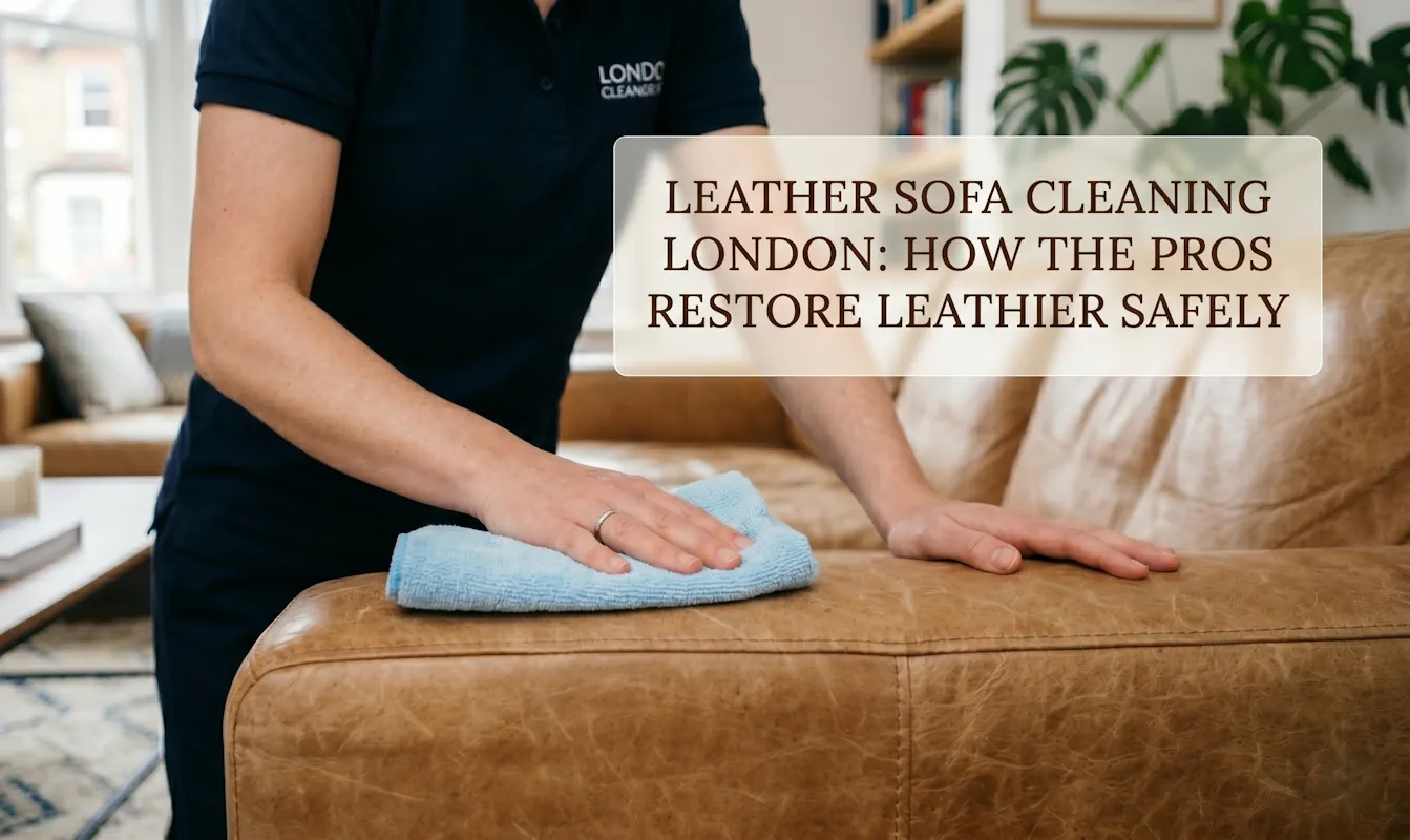 Leather Sofa Cleaning London How the Pros Restore Leather Safely