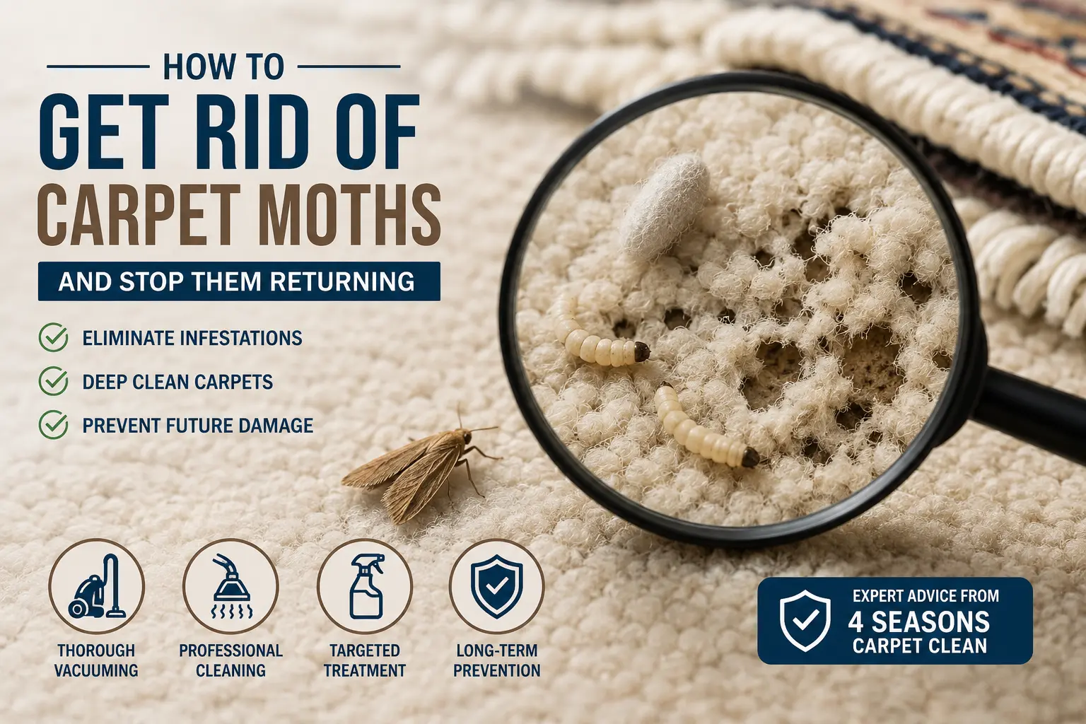 How to Get Rid of Carpet Moths (and Stop Them Returning) 1 How to Get Rid of Carpet Moths (and Stop Them Returning)